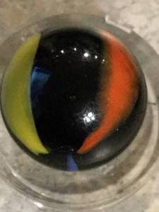 Iindian Banded Opaque marble swirl type(Left Twist)