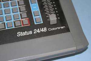 lot 17 image: Leviton Status 2448 Colortran Multi-Channel Professional LightLighting Control ConsoleBoard