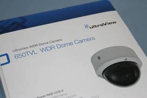 lot 40 image: UltraView UVD-6130VE-2 WDR SurveillanceSecurityCCTVHome Monitoring Dome Video Camera