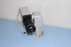 lot 54 image: Panasonic Multi-Purpose 13-Inch CCD SecurityBroadcast Camera w Fujinon Lens & Pan & Tilt