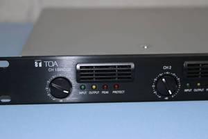 lot 71 image: TOA Dual Power 2-Channel Digital Pro Audio Amplifier DA-250D
