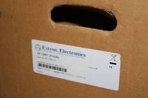 lot 112 image: Never Used - In Box Pair of Extron SF 228T 2-Way SoundField Ceiling Tile Speakers