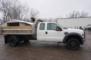 2008 Ford F-550 XL Super Duty Dually Dump Truck, Sanding Truck
