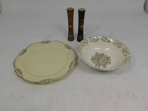 Vintage PlatesSalt & Pepper Shakers