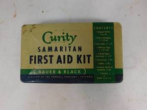 Vintage Curity First Aid Kit
