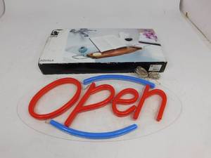 Open Sign Bamboo Bathtub Caddy