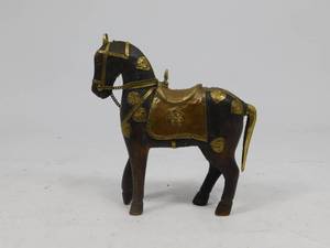 Wooden Horse Figure