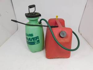 Sears Sprayer & Gasoline Can