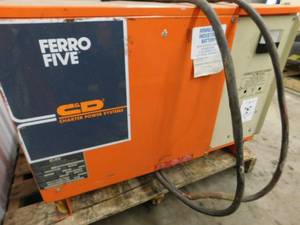 lot 36 image: Two  24 Volt Chargers - For Parts