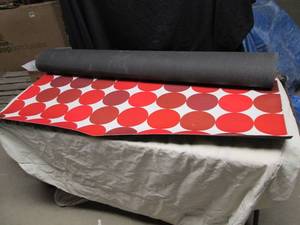 lot 181 image: 5 X 7 Rubber Back Material 4-FLR...