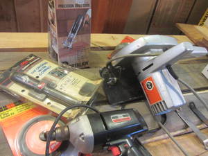 lot 24 image: Circular Saw, Drill