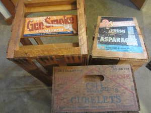 lot 25 image: Wooden Boxes