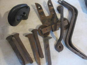 lot 69 image: RR Spikes, Door Track, Handle