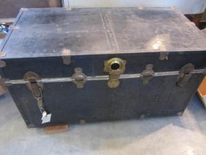 lot 104 image: Antique Trunk