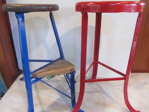 lot 81 image: Metal Stools