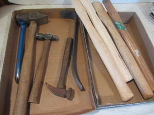 lot 132 image: Mauls, Hammers