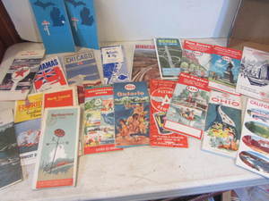 lot 133 image: Vintage Road Maps