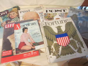 lot 165 image: Fortune & Post Magazines