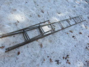 lot 217 image: Metal Roof Ladder