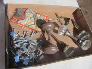 lot 219 image: Glass Door Knobs, Shelf Supports