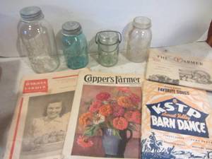 lot 275 image: Canning Jars, Magazines