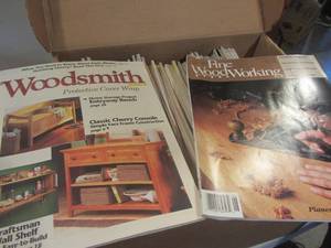 lot 282 image: Wood Working Magazines