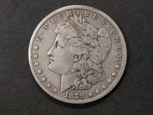 lot 5 image: 1879 Morgan Silver Dollar...