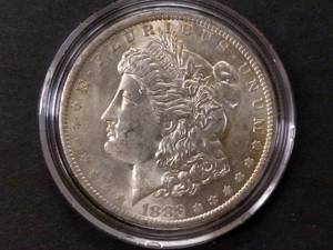 lot 10 image: 1883 O High Grade Morgan Silver Dol...