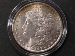 lot 29 image: 1897 High Grade Morgan Silver Dolla...