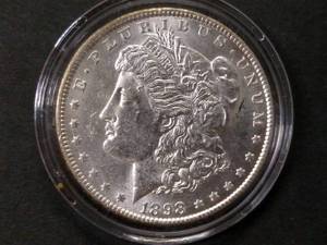 lot 31 image: 1898 High Grade Morgan Silver Dolla...