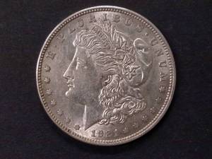 lot 41 image: 1921 Morgan Silver Dollar...