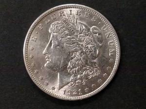 lot 43 image: 1921 Morgan Silver Dollar...
