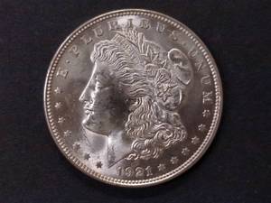 lot 44 image: 1921 Morgan Silver Dollar...