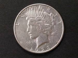 lot 68 image: 1923 S Peace Silver Dollar...