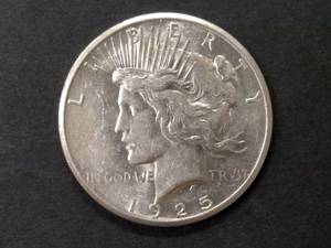 lot 71 image: 1925 Peace Silver Dollar...