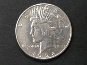 lot 76 image: 1928 S Peace Silver Dollar...