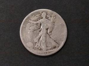 lot 82 image: 1936 Walking Liberty Silver Half Do...