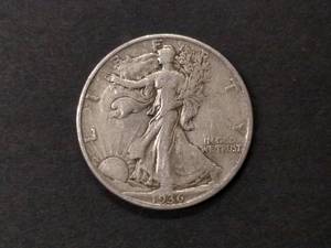 lot 83 image: 1936 D Walking Liberty Silver Half ...