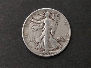 lot 89 image: 1943 D Walking Liberty Silver Half ...