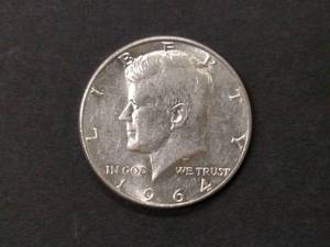 lot 108 image: 1964 D Kennedy Silver Half Dollar...