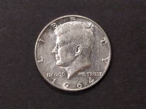 lot 109 image: 1964 D Kennedy Silver Half Dollar...