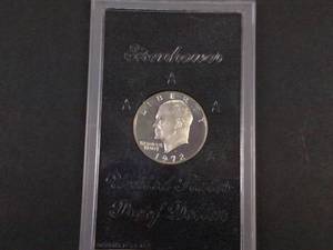 lot 148 image: 1972 S Proof .40 Silver Eisenhower ...