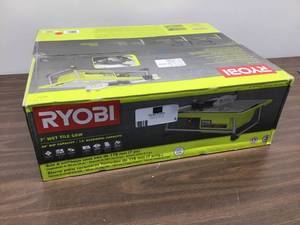 lot 3 image: Ryobi 7 in. 4.8 Amp Tabletop Tile Saw