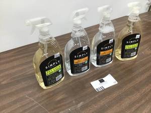 lot 17 image: Mixed Lot Of 4 Simply 2 Multi-Use Carpet Cleaner 2 Pet Stain And Odor Remover