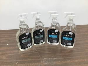lot 18 image: Mixed Lot Of 4 Simply 2 Granite Cleaner 2 Multi Purpose Glass Cleaner