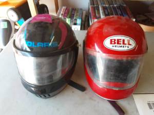 lot 24 image: 2-Snowmobile Helmets 1-XL, 1-