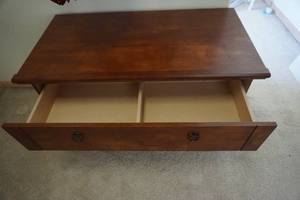 Metal Framed Wood Single Drawer Dresser Organizer