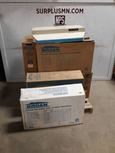 lot 52 image: Pallet Lot of 12 Broan Residential Range Hoods - Almond Color