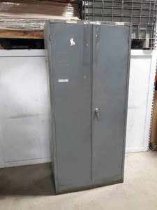 lot 59 image: Hollowell 2-Door Steel Storage Cabinet