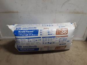 lot 62 image: John Mansville K1245 Kraft Faced R-38 Insulation